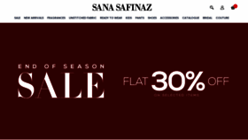 What Sanasafinaz.com website looked like in 2021 (2 years ago)