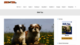 What Shihtzu.de website looked like in 2021 (2 years ago)