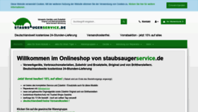 What Staubsaugerservice.de website looked like in 2021 (2 years ago)