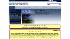 What Sanmateocourt.org website looked like in 2021 (2 years ago)