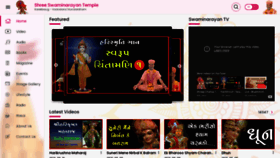 What Swaminarayanbhagwan.org website looked like in 2021 (2 years ago)