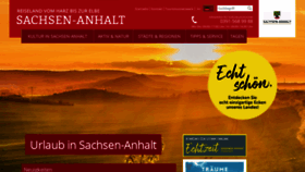 What Sachsen-anhalt-tourismus.de website looked like in 2021 (2 years ago)