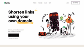 What Short.io website looked like in 2021 (3 years ago)