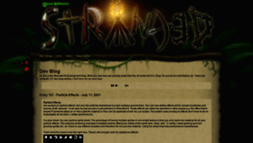 What Stranded3.com website looked like in 2021 (3 years ago)