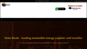 What Solardeals.co.za website looked like in 2021 (2 years ago)