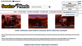 What Servicehonda.com website looked like in 2021 (2 years ago)
