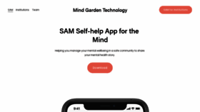 What Sam-app.org.uk website looked like in 2021 (2 years ago)