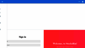 What Stocksrin.com website looked like in 2021 (2 years ago)