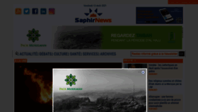 What Saphirnews.com website looked like in 2021 (2 years ago)