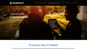 What Solahart.com.au website looked like in 2021 (2 years ago)