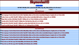 What Skymovieshd.rip website looked like in 2021 (2 years ago)