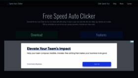What Speedautoclicker.net website looked like in 2021 (2 years ago)