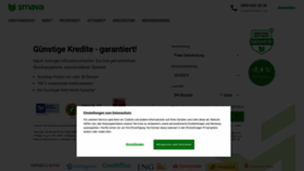 What Smava.de website looked like in 2021 (2 years ago)