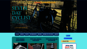 What Sevendaycyclist.com website looked like in 2021 (2 years ago)