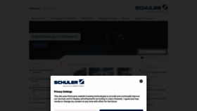 What Schulergroup.com website looked like in 2021 (2 years ago)