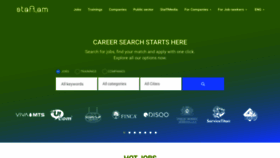 What Staff.am website looked like in 2021 (2 years ago)