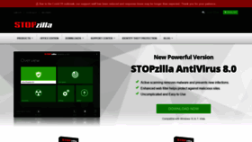 What Stopzilla.com website looked like in 2021 (2 years ago)