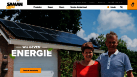 What Samangroep.nl website looked like in 2021 (2 years ago)