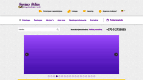 What Siuvimomasinos.lt website looked like in 2021 (2 years ago)
