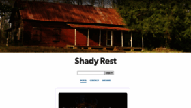 What Shadyrest.com website looked like in 2021 (3 years ago)