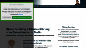 What Steuerschroeder.de website looked like in 2021 (2 years ago)