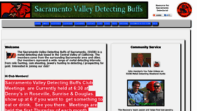What Sacramentovalleydetectingbuffs.com website looked like in 2021 (2 years ago)