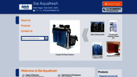 What Saiaqua.com website looked like in 2021 (2 years ago)