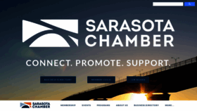 What Sarasotachamber.com website looked like in 2021 (2 years ago)