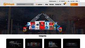 What Sitesupply.in website looked like in 2021 (3 years ago)