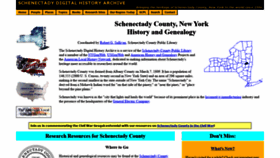 What Schenectadyhistory.org website looked like in 2021 (2 years ago)