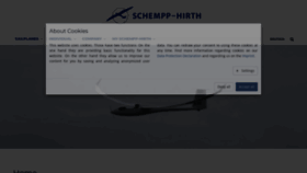 What Schempp-hirth.com website looked like in 2021 (2 years ago)