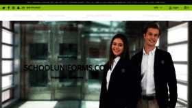 What Schooluniforms.com website looked like in 2021 (2 years ago)