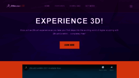 What Sculptris.com website looked like in 2021 (2 years ago)