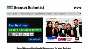 What Searchscientist.co.uk website looked like in 2021 (2 years ago)