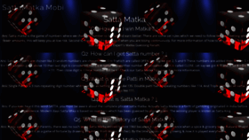 What Sattamatka.mobi website looked like in 2021 (4 years ago)