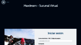 What Sucursalvirtual.maxdream.tur.ar website looked like in 2021 (2 years ago)