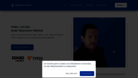 What Seemann-kahne.de website looked like in 2021 (2 years ago)
