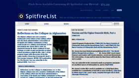 What Spitfirelist.com website looked like in 2021 (2 years ago)