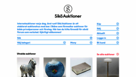 What Sikoauktioner.se website looked like in 2021 (2 years ago)