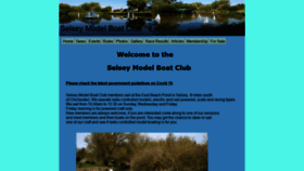 What Selseymodelboatclub.co.uk website looked like in 2021 (2 years ago)