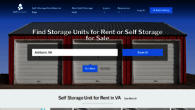 What Selfstorages.com website looked like in 2021 (2 years ago)