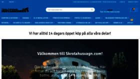 What Skrotahusvagn.com website looked like in 2021 (2 years ago)