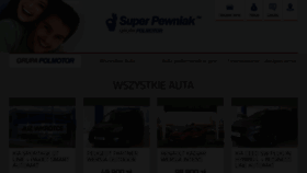 What Superpewniak.pl website looked like in 2021 (2 years ago)