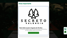 What Secretovalencia.com website looked like in 2021 (2 years ago)