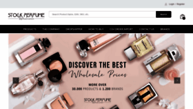 What Stockperfume.com website looked like in 2021 (2 years ago)