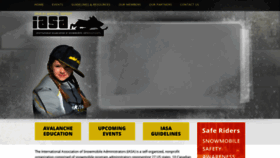 What Snowiasa.org website looked like in 2021 (4 years ago)
