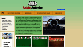 What Spidersolitaireonline.com website looked like in 2021 (2 years ago)