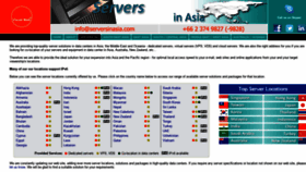 What Serversinasia.com website looked like in 2021 (2 years ago)