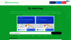 What Sslsecureproxy.com website looked like in 2021 (2 years ago)