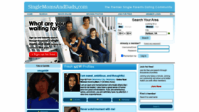 What Singlemomsanddads.com website looked like in 2021 (2 years ago)